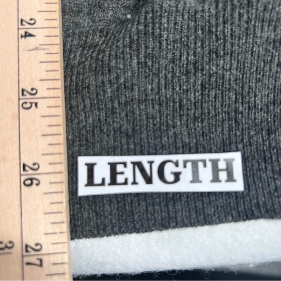 POLO RALPH LAUREN 100% Merino Wool Gray 1/2 Zip Pullover Sweater Men's Size Larg - Picture 8 of 12